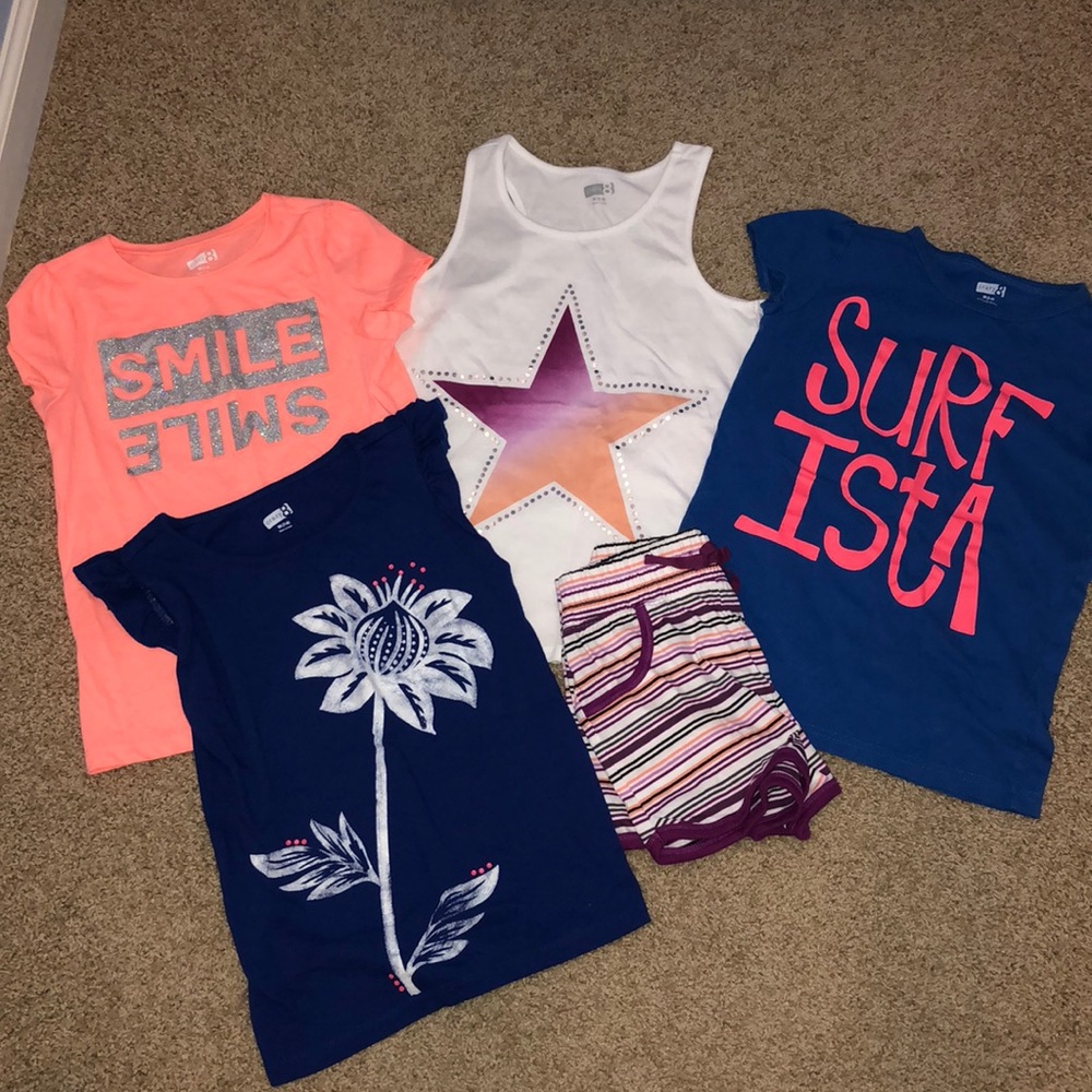Lot of 5 Crazy 8 items Size M(7-8)